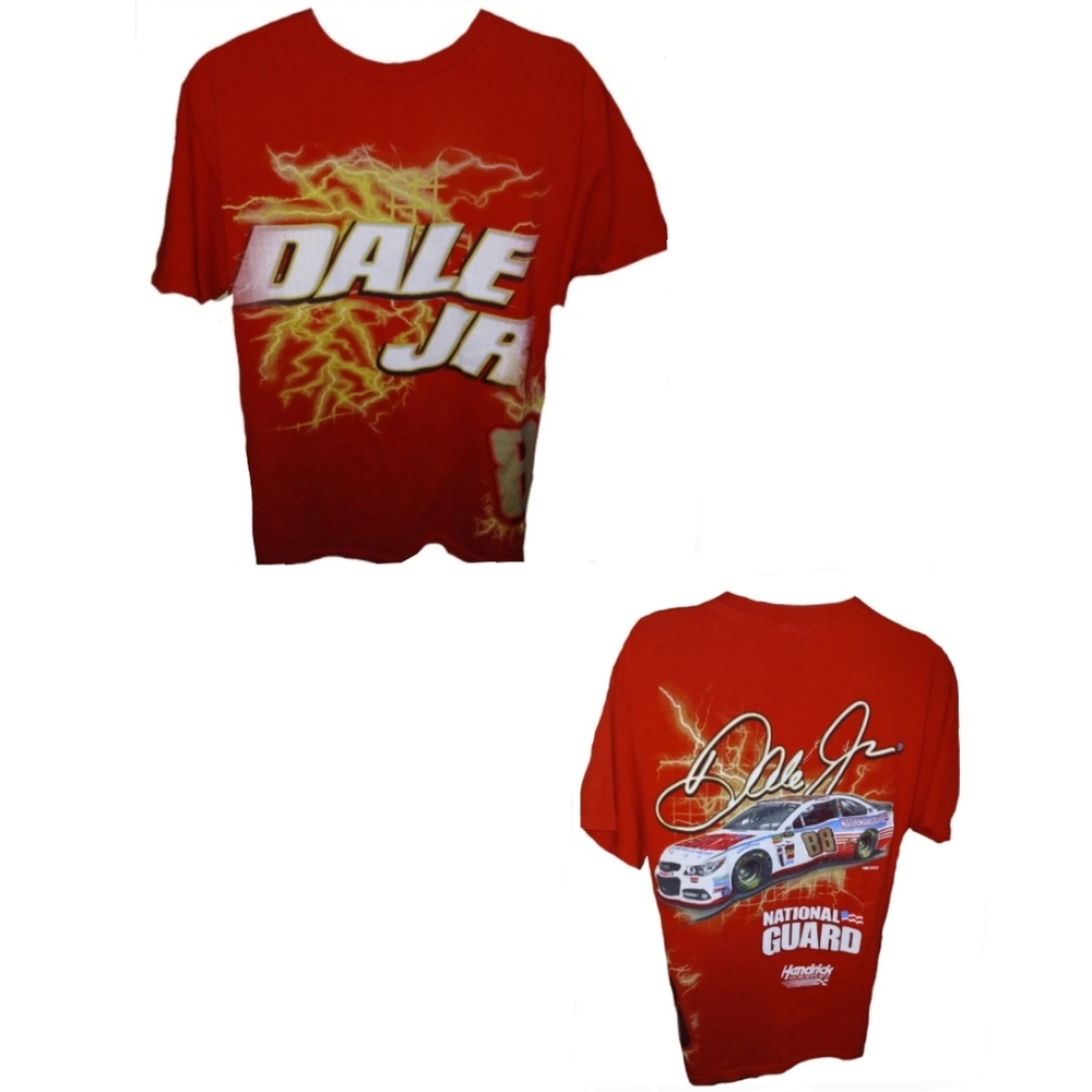 Dale Earnhardr Jr. #88 Double-sided NASCAR National Guard T-Shirt